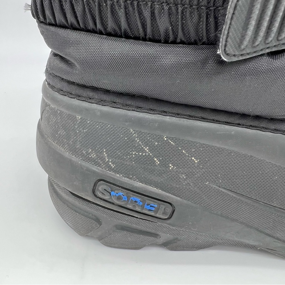 Sorel Flurry NY1810-010 Insulated Lined Black/Blue Snow Winter Boots Size 6 - Picture 9 of 16